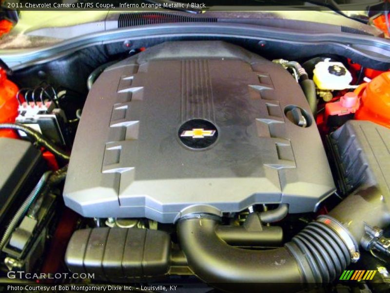 Inferno Orange Metallic / Black 2011 Chevrolet Camaro LT/RS Coupe