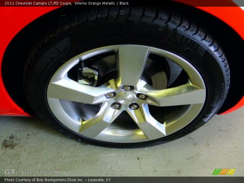 Inferno Orange Metallic / Black 2011 Chevrolet Camaro LT/RS Coupe