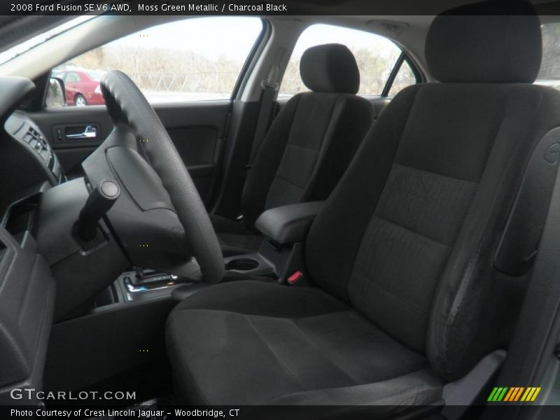 Moss Green Metallic / Charcoal Black 2008 Ford Fusion SE V6 AWD