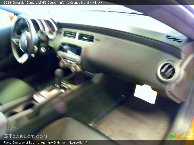 Inferno Orange Metallic / Black 2011 Chevrolet Camaro LT/RS Coupe