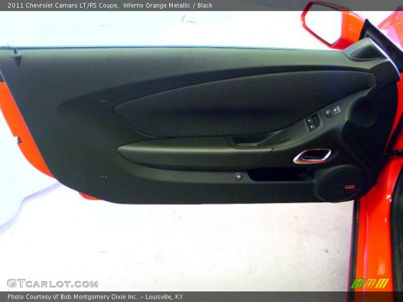 Inferno Orange Metallic / Black 2011 Chevrolet Camaro LT/RS Coupe