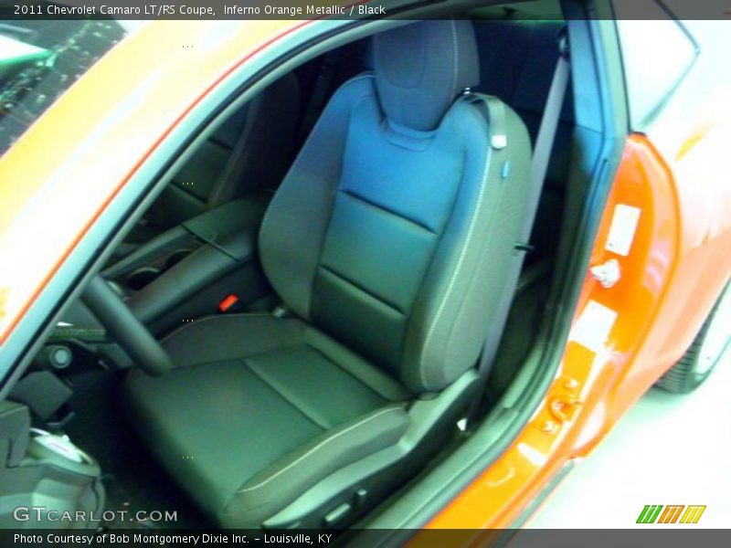 Inferno Orange Metallic / Black 2011 Chevrolet Camaro LT/RS Coupe