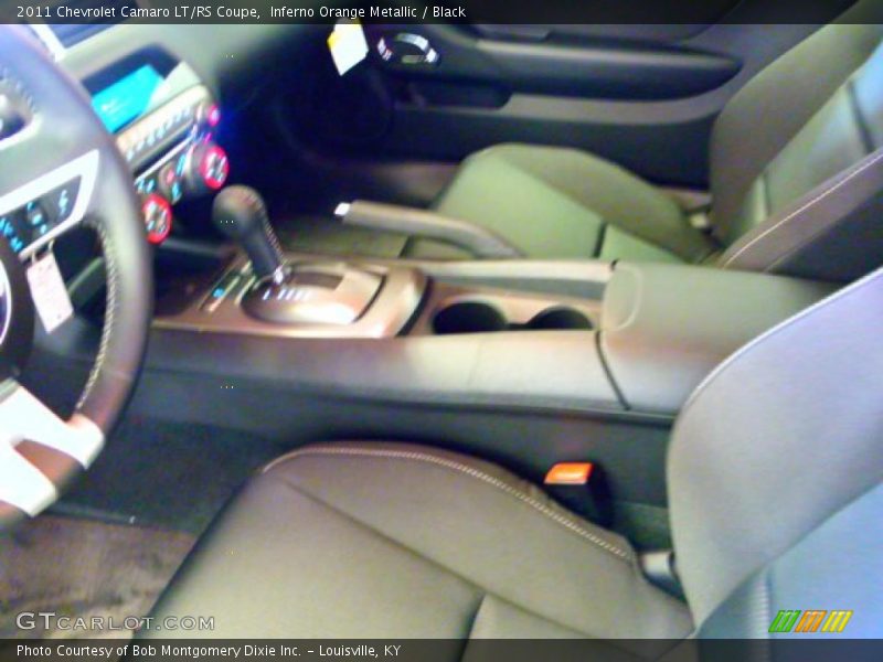 Inferno Orange Metallic / Black 2011 Chevrolet Camaro LT/RS Coupe
