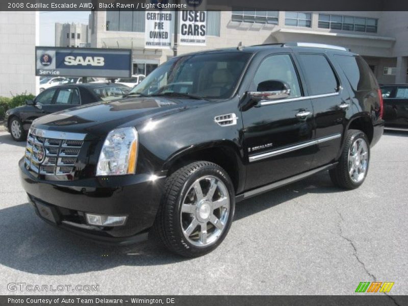 Black Raven / Light Cashmere 2008 Cadillac Escalade AWD