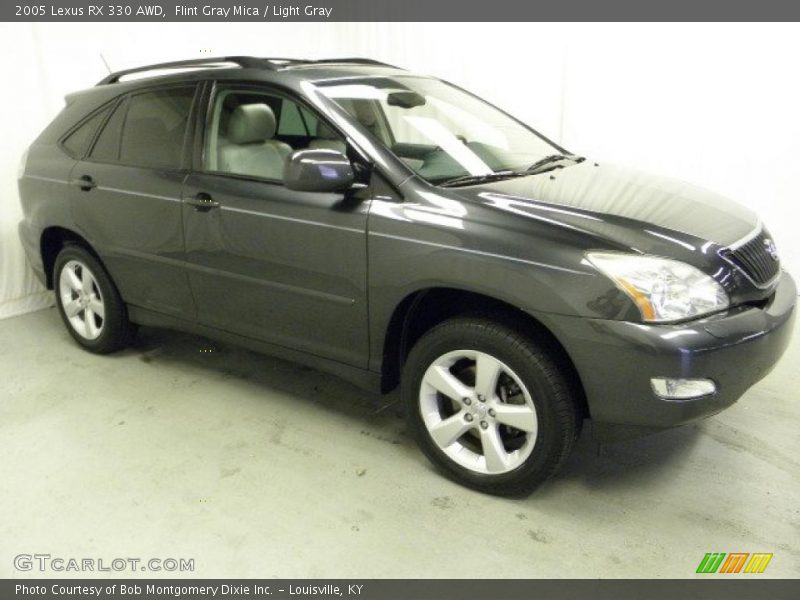 Flint Gray Mica / Light Gray 2005 Lexus RX 330 AWD