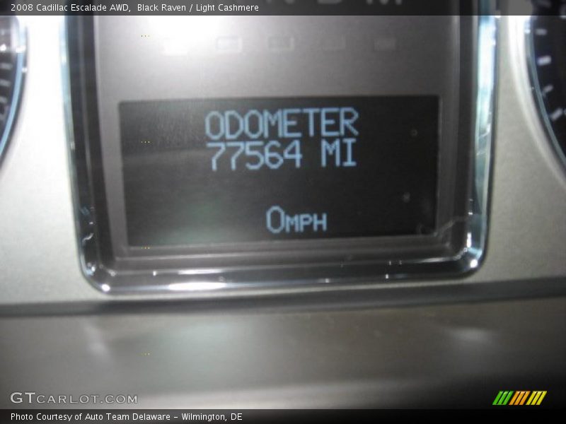 Black Raven / Light Cashmere 2008 Cadillac Escalade AWD