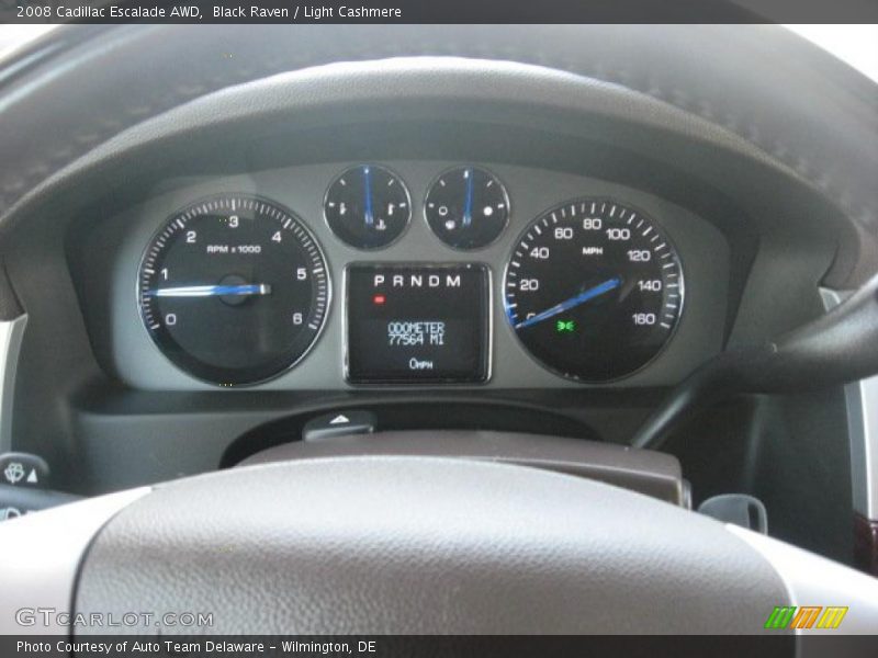 Black Raven / Light Cashmere 2008 Cadillac Escalade AWD