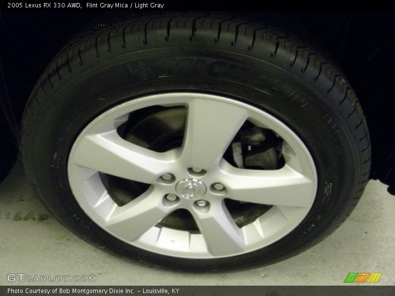 Flint Gray Mica / Light Gray 2005 Lexus RX 330 AWD