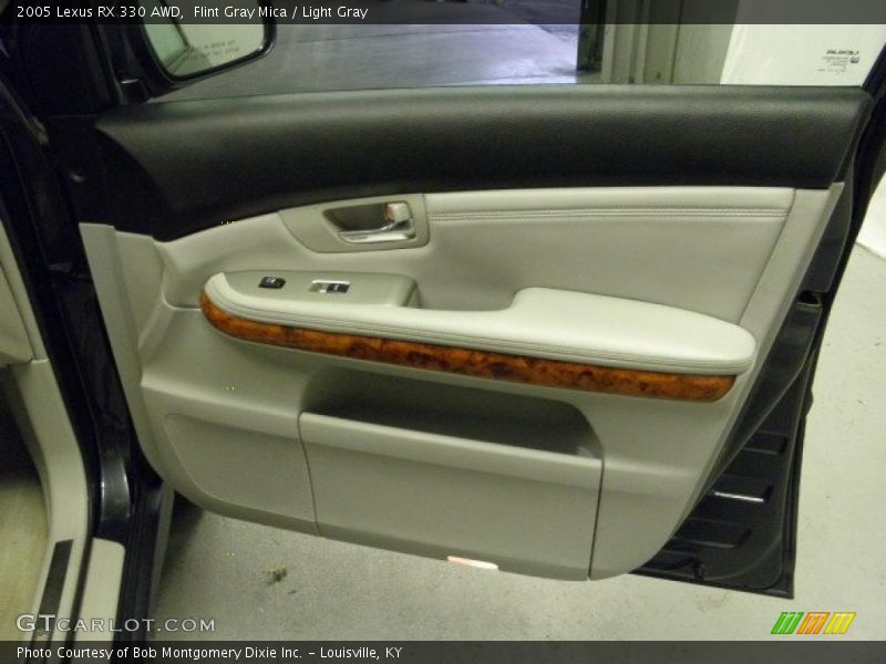 Flint Gray Mica / Light Gray 2005 Lexus RX 330 AWD