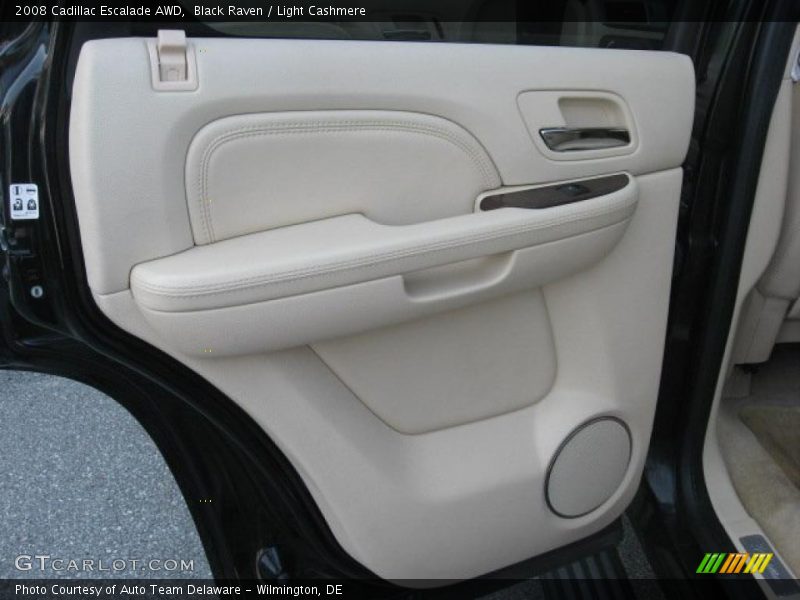 Black Raven / Light Cashmere 2008 Cadillac Escalade AWD