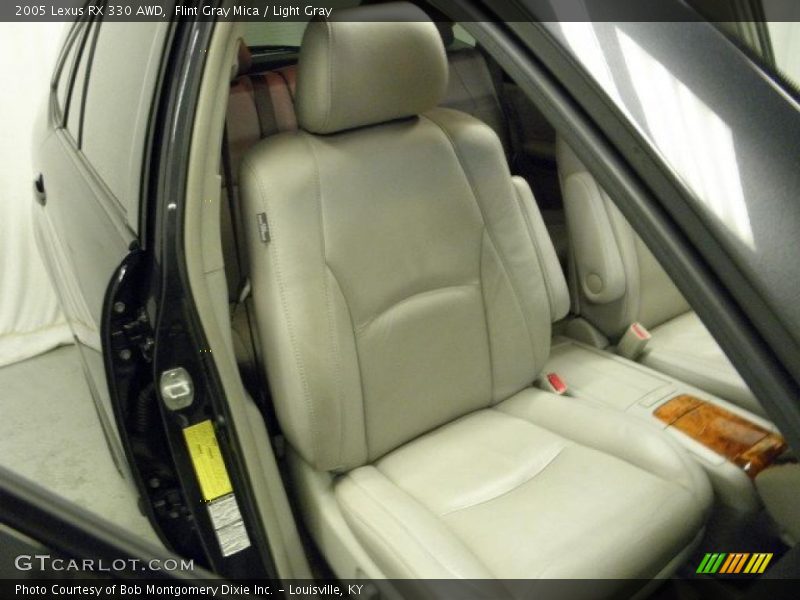 Flint Gray Mica / Light Gray 2005 Lexus RX 330 AWD