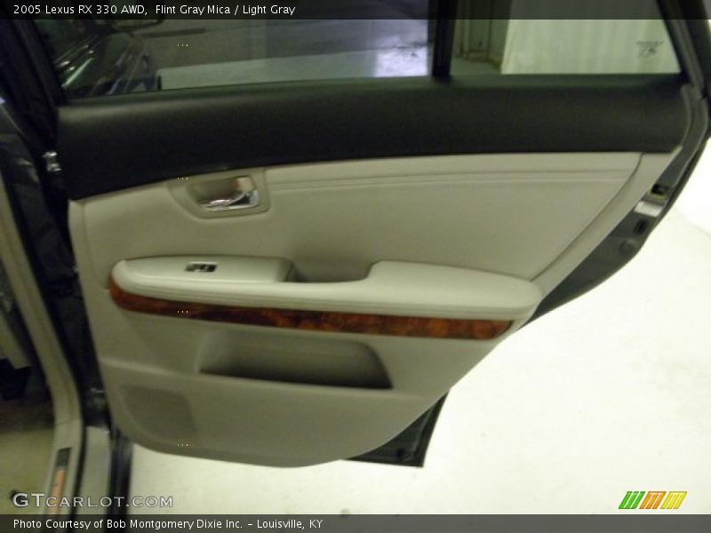 Flint Gray Mica / Light Gray 2005 Lexus RX 330 AWD