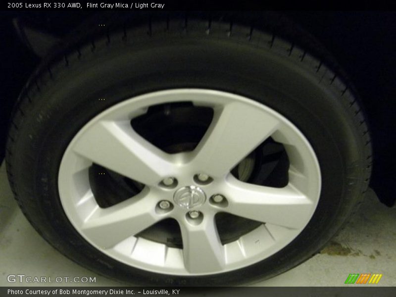 Flint Gray Mica / Light Gray 2005 Lexus RX 330 AWD