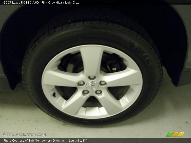 Flint Gray Mica / Light Gray 2005 Lexus RX 330 AWD
