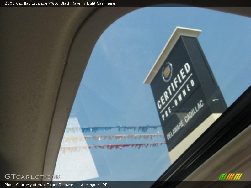 Black Raven / Light Cashmere 2008 Cadillac Escalade AWD