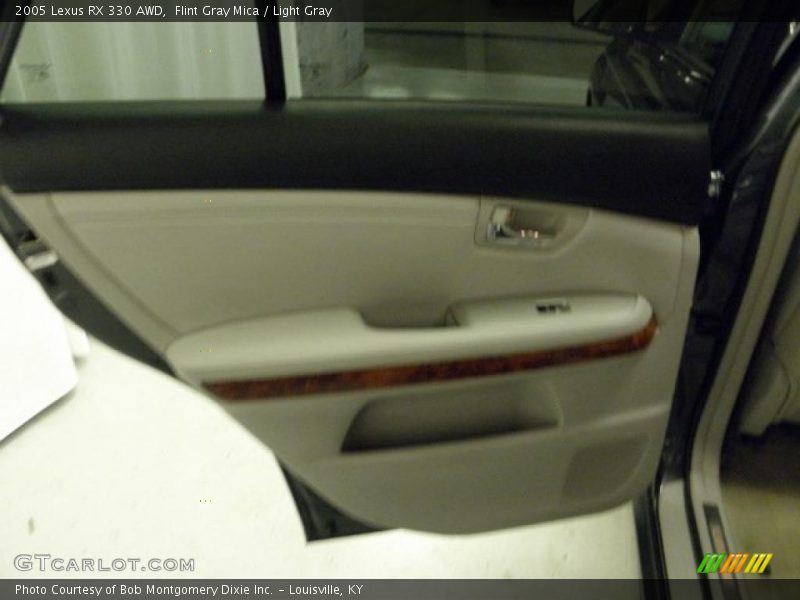 Flint Gray Mica / Light Gray 2005 Lexus RX 330 AWD