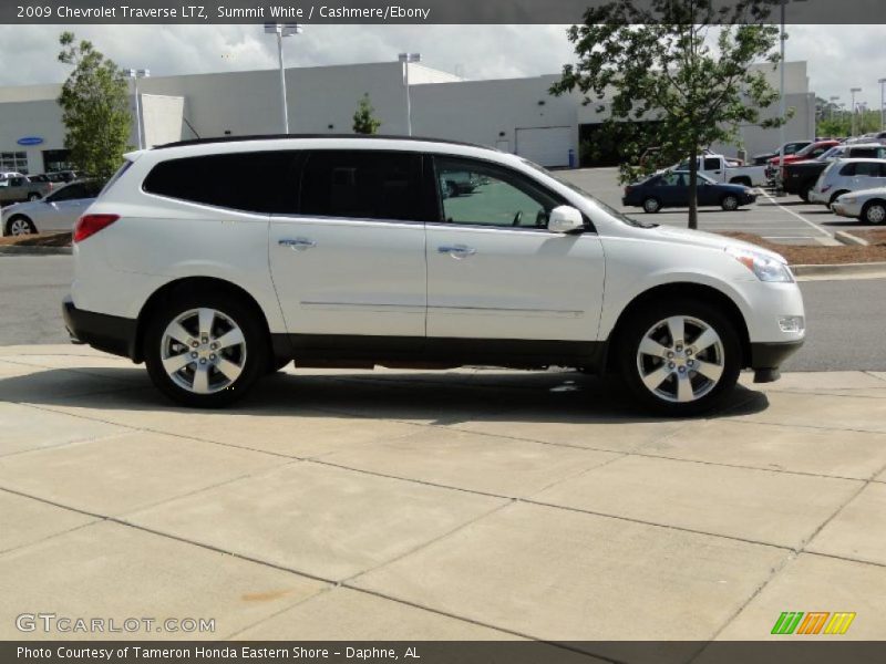 Summit White / Cashmere/Ebony 2009 Chevrolet Traverse LTZ