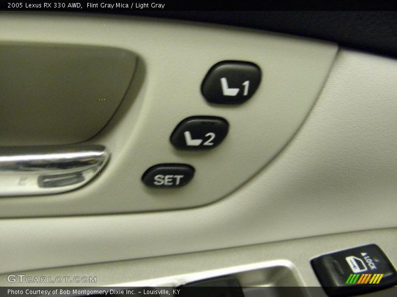 Flint Gray Mica / Light Gray 2005 Lexus RX 330 AWD