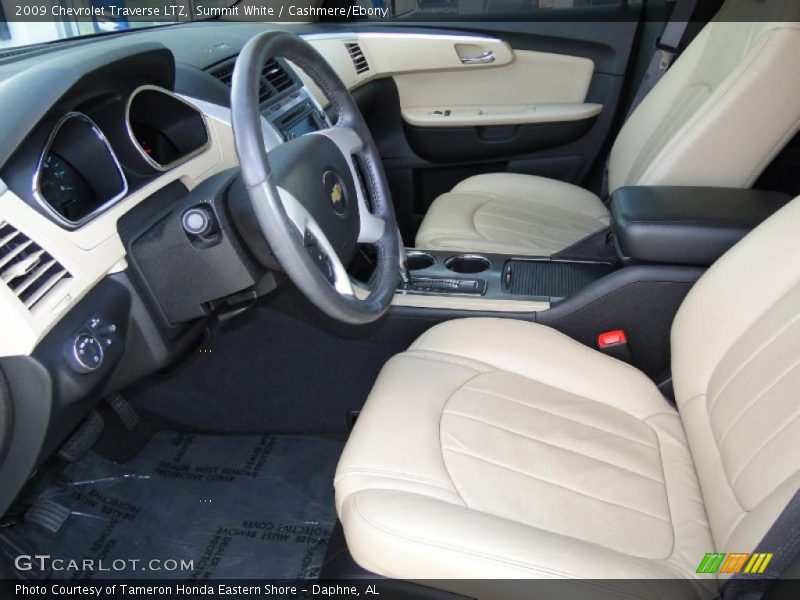 Summit White / Cashmere/Ebony 2009 Chevrolet Traverse LTZ