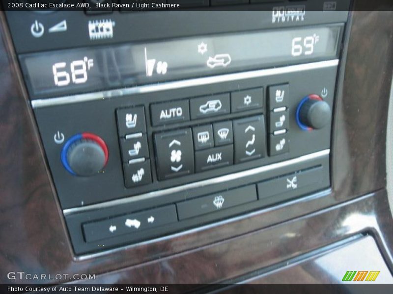 Black Raven / Light Cashmere 2008 Cadillac Escalade AWD