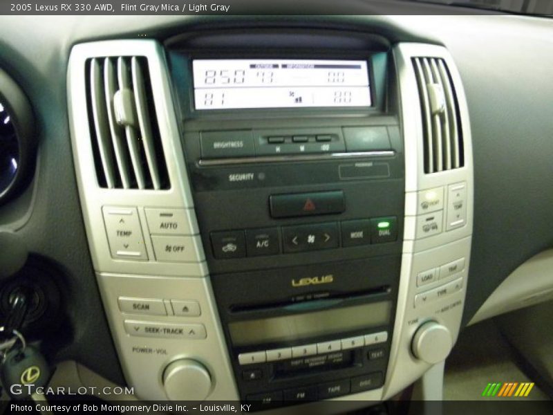 Flint Gray Mica / Light Gray 2005 Lexus RX 330 AWD