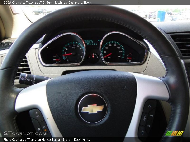 Summit White / Cashmere/Ebony 2009 Chevrolet Traverse LTZ