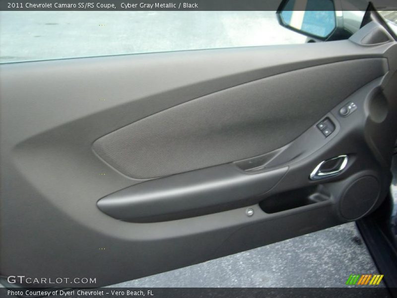 Cyber Gray Metallic / Black 2011 Chevrolet Camaro SS/RS Coupe