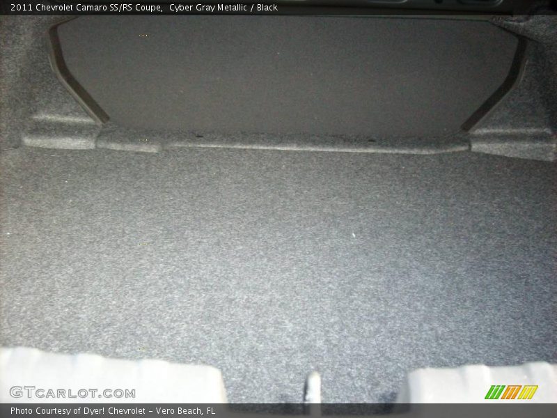 Cyber Gray Metallic / Black 2011 Chevrolet Camaro SS/RS Coupe