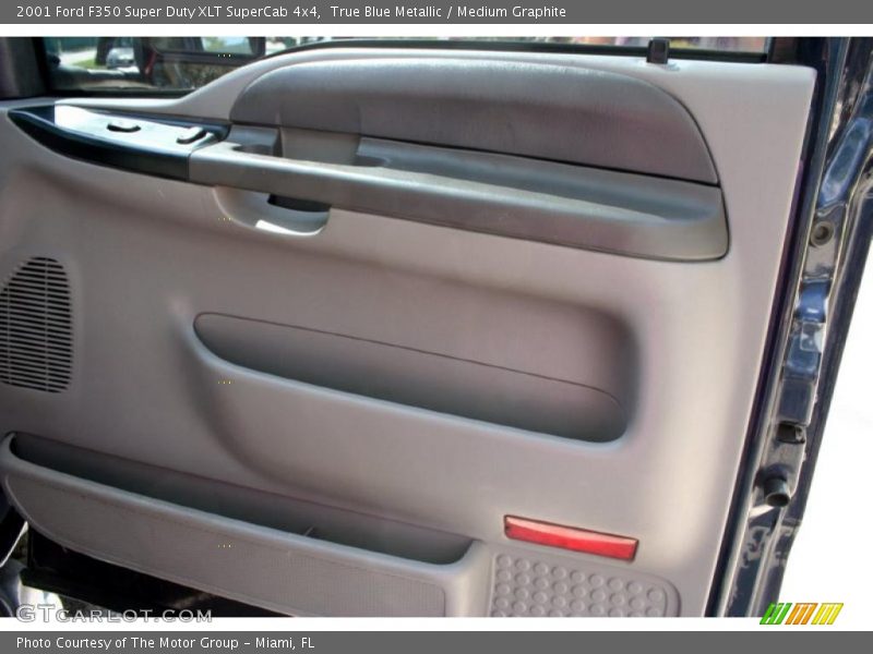 True Blue Metallic / Medium Graphite 2001 Ford F350 Super Duty XLT SuperCab 4x4