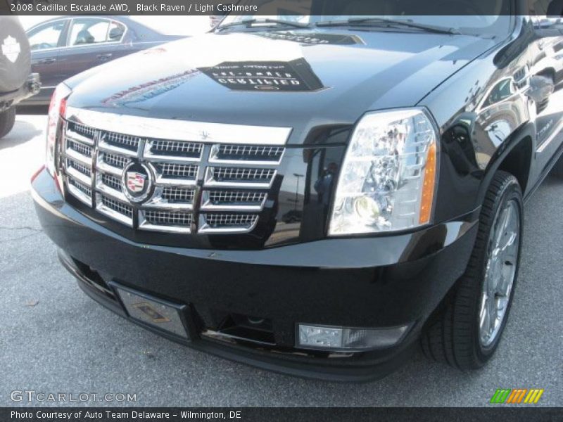 Black Raven / Light Cashmere 2008 Cadillac Escalade AWD