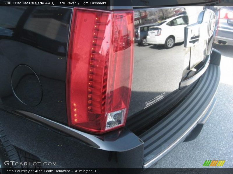 Black Raven / Light Cashmere 2008 Cadillac Escalade AWD