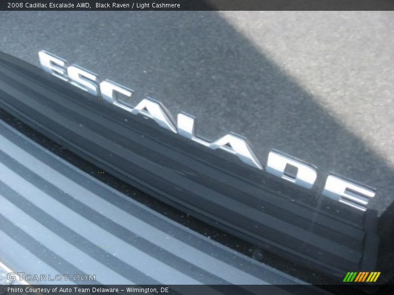 Black Raven / Light Cashmere 2008 Cadillac Escalade AWD