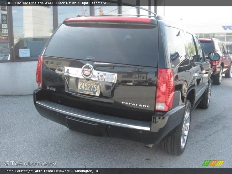 Black Raven / Light Cashmere 2008 Cadillac Escalade AWD