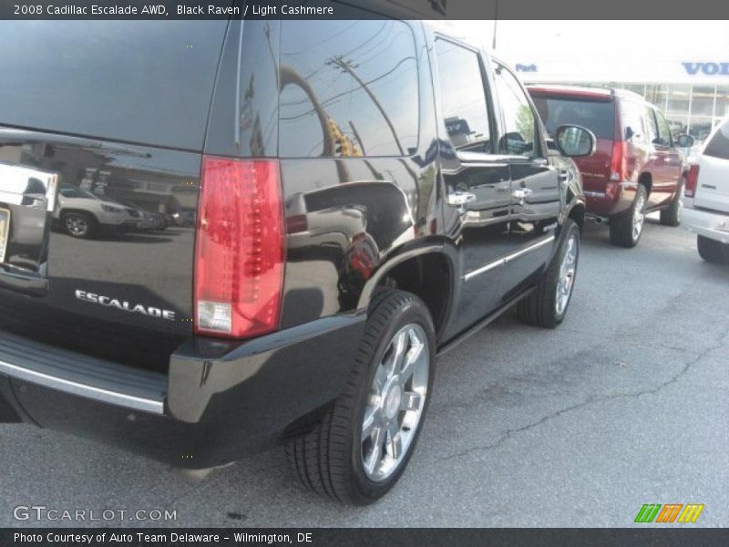 Black Raven / Light Cashmere 2008 Cadillac Escalade AWD