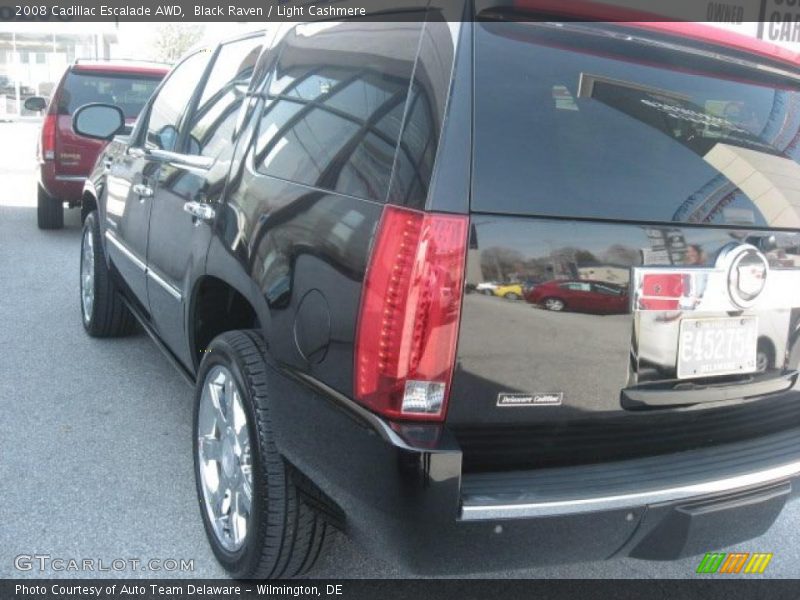 Black Raven / Light Cashmere 2008 Cadillac Escalade AWD