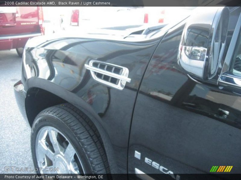 Black Raven / Light Cashmere 2008 Cadillac Escalade AWD