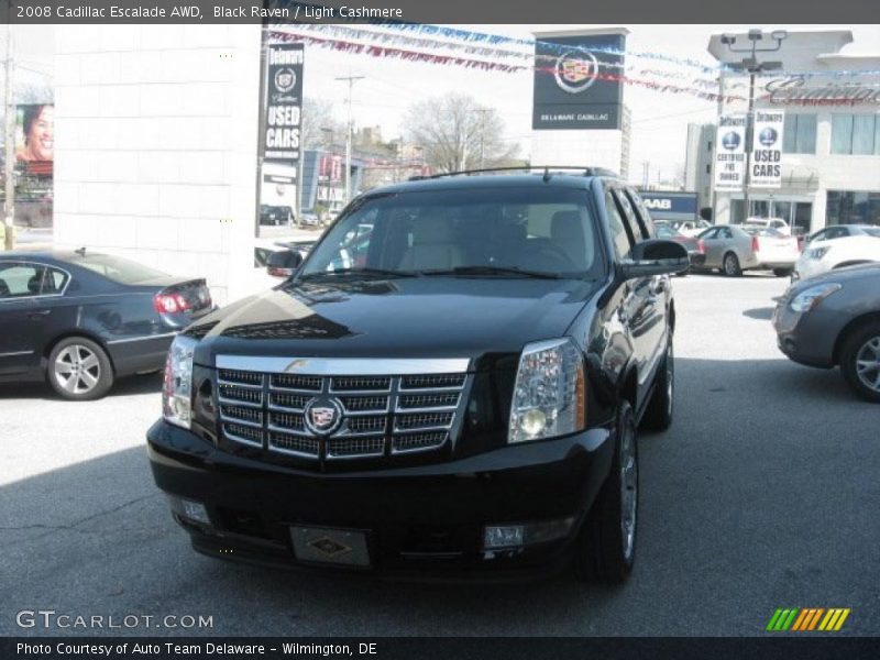 Black Raven / Light Cashmere 2008 Cadillac Escalade AWD