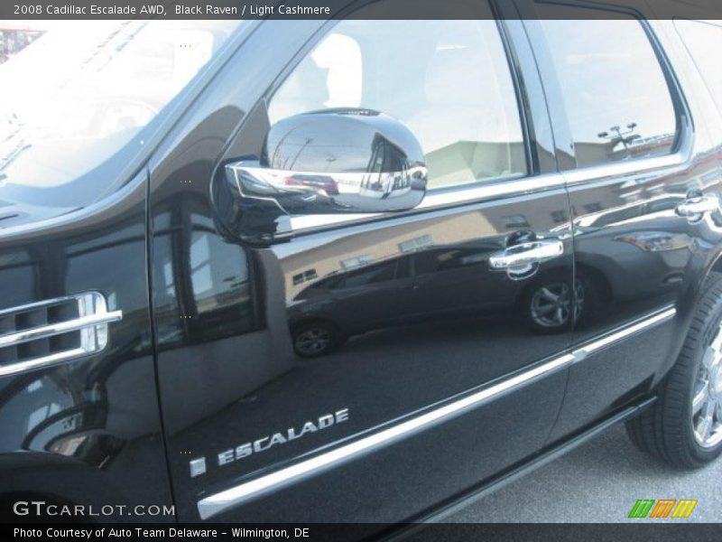 Black Raven / Light Cashmere 2008 Cadillac Escalade AWD