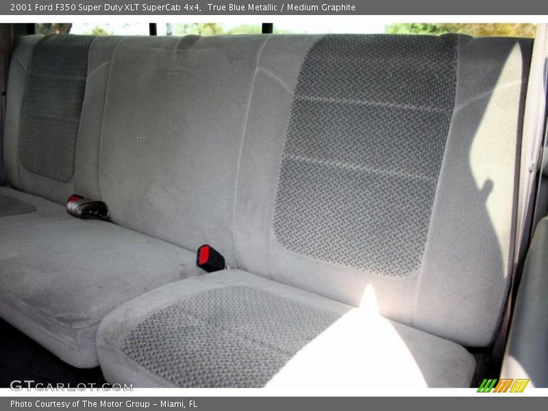 True Blue Metallic / Medium Graphite 2001 Ford F350 Super Duty XLT SuperCab 4x4