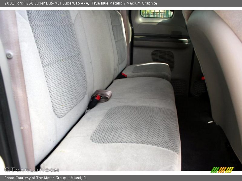 True Blue Metallic / Medium Graphite 2001 Ford F350 Super Duty XLT SuperCab 4x4