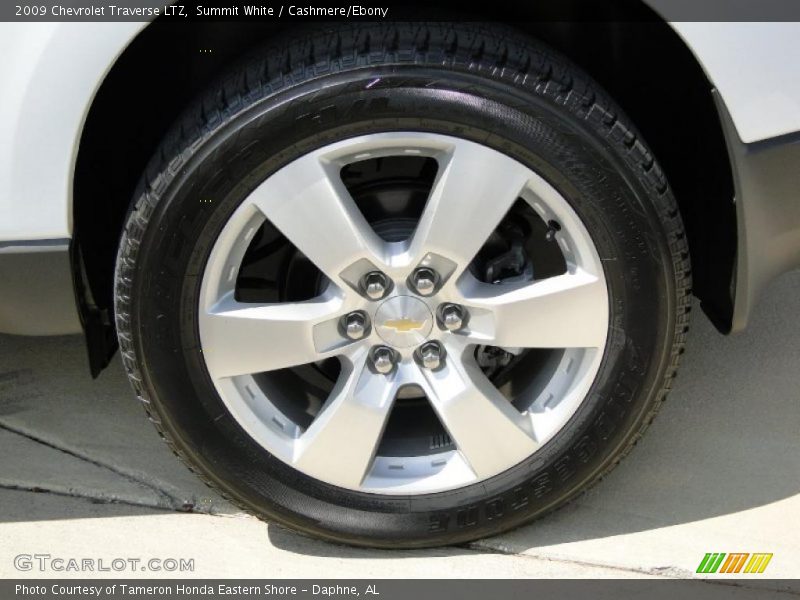 Summit White / Cashmere/Ebony 2009 Chevrolet Traverse LTZ