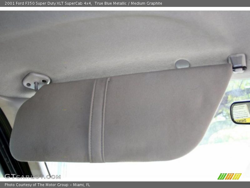 True Blue Metallic / Medium Graphite 2001 Ford F350 Super Duty XLT SuperCab 4x4