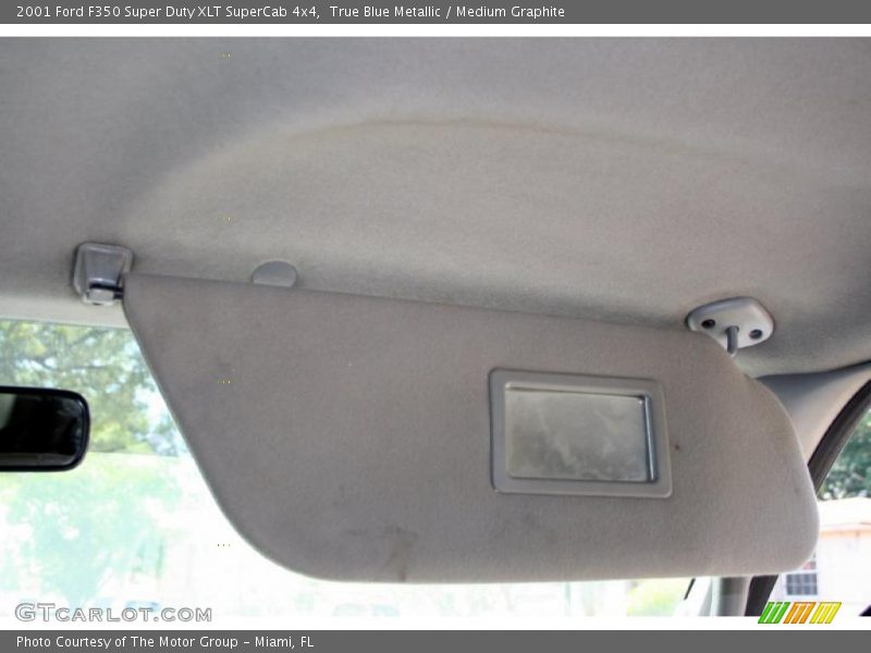 True Blue Metallic / Medium Graphite 2001 Ford F350 Super Duty XLT SuperCab 4x4