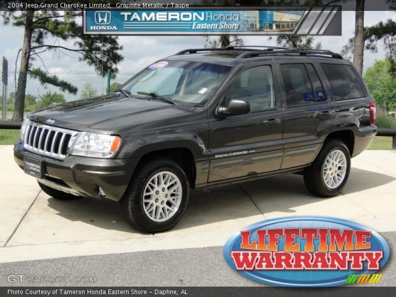 Graphite Metallic / Taupe 2004 Jeep Grand Cherokee Limited