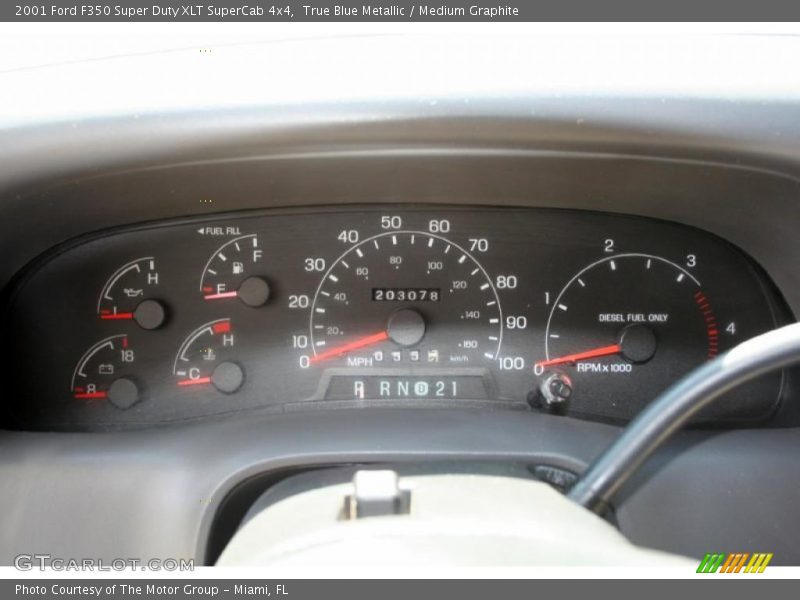  2001 F350 Super Duty XLT SuperCab 4x4 XLT SuperCab 4x4 Gauges