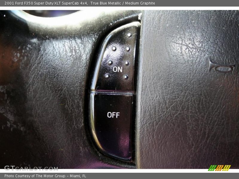 True Blue Metallic / Medium Graphite 2001 Ford F350 Super Duty XLT SuperCab 4x4