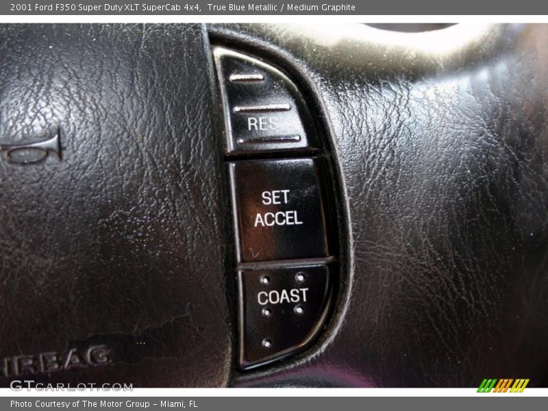 True Blue Metallic / Medium Graphite 2001 Ford F350 Super Duty XLT SuperCab 4x4