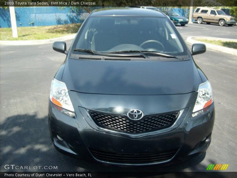Flint Mica / Dark Charcoal 2009 Toyota Yaris Sedan