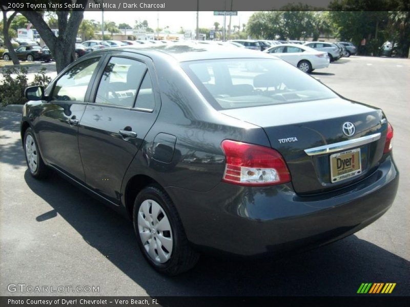Flint Mica / Dark Charcoal 2009 Toyota Yaris Sedan