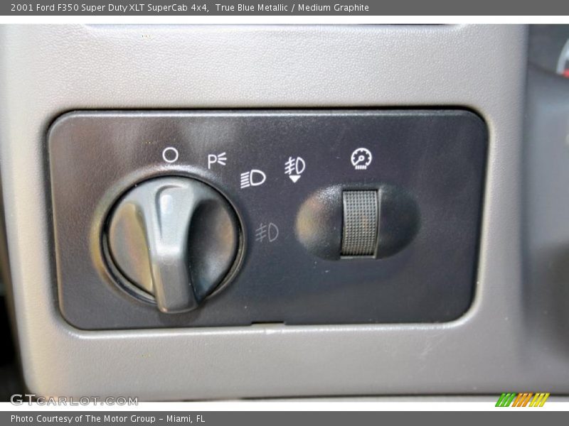 True Blue Metallic / Medium Graphite 2001 Ford F350 Super Duty XLT SuperCab 4x4